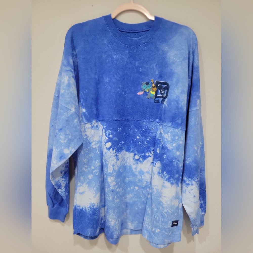 𝗟𝗮𝘀𝘁 𝗰𝗵𝗮𝗻𝗴𝗲 𝘁𝗼 𝗴𝗿𝗮𝗯 Nwt STITCH TIE-DYE DISNEY SPIRIT JERSEY blue - Picture 6 of 6